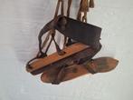 Vintage houten kinderschaatsen, Ophalen of Verzenden