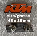 KTM logo pin metal für Duke SX SMR 125 250 450 790 890 RC8, Motoren, Verzenden, Nieuw
