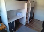 Hoogslaper Tristan 90/200 wit/antraciet, Ophalen, Zo goed als nieuw, Hoogslaper