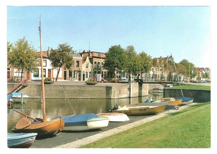 975342 Brielle ZH 1980 Maarland Kippenbruggetje Leuke oude, Verzamelen, Ansichtkaarten | Nederland, Ongelopen, Zuid-Holland, Voor 1920