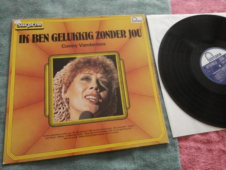 Conny Vandenbos - Ik Ben Gelukkig Zonder Jou., Cd's en Dvd's, Vinyl | Nederlandstalig, Zo goed als nieuw, Pop, 12 inch, Ophalen of Verzenden