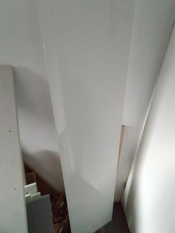 Glazen meubel beschermplaat, melkglas. 180/40 cm beschikbaar voor biedingen