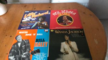 SET VAN 8 LP'S JAREN 60 0.A. BILL HALEY-WANDA JACKSON beschikbaar voor biedingen