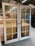Set openslaande deuren met glas in lood 206x165cm., Ophalen