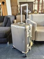 Rimowa - Topas Check in M multiwheel E-tag Aluminium koffer, Sieraden, Tassen en Uiterlijk, Koffers, Ophalen, Gebruikt, Metaal