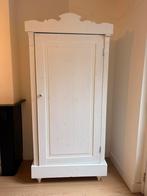 Massief houten landelijke kast wit brocante stijl, Ophalen, 50 tot 100 cm, Zo goed als nieuw, Minder dan 100 cm