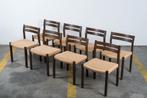 Niels Møller model 401 stoelen, Ophalen, Gebruikt, Bruin, Deens design