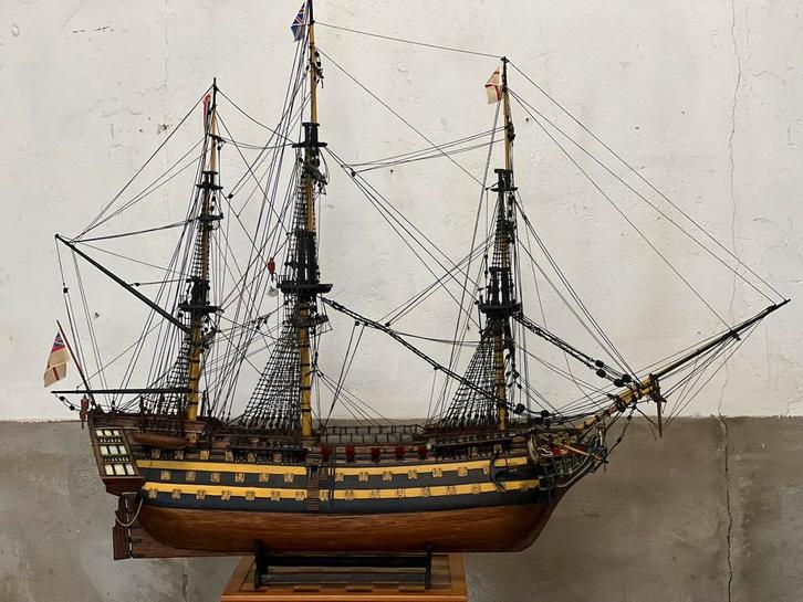 Prachtstuk: HMS victory 140 cm, Hobby en Vrije tijd, Modelbouw | Boten en Schepen, Zo goed als nieuw, Ophalen