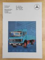 Mercedes Middelzware Bakwagen Brochure 1985 1013 t/m 1622, Ophalen, Mercedes, Zo goed als nieuw, Mercedes-Benz