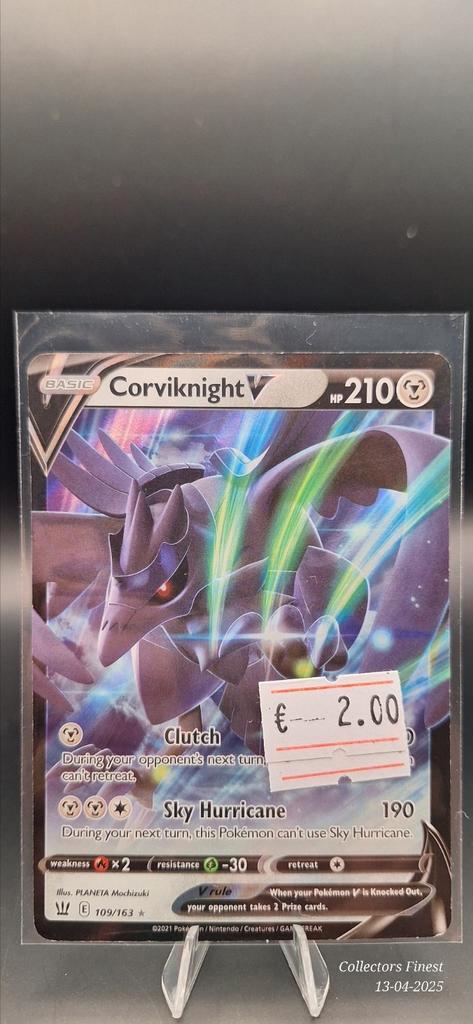 Corviknight v bst battlestyles 109, Hobby en Vrije tijd, Verzamelkaartspellen | Pokémon, Zo goed als nieuw, Ophalen of Verzenden