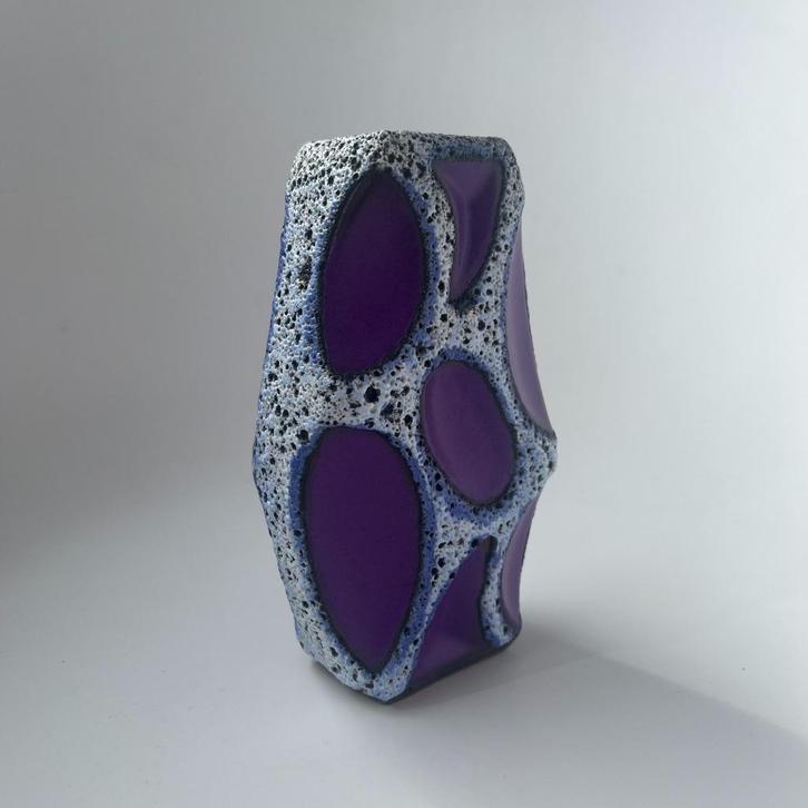 Vaas, Vintage, West-Duitse Fat Lava, Roth Keramik, Antiek en Kunst, Antiek | Vazen, Ophalen of Verzenden