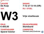 Feyenoord FC twente, Tickets en Kaartjes, Losse kaart, Drie personen of meer, December