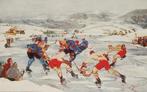 IJshockey - Antieke illustratie (1924)