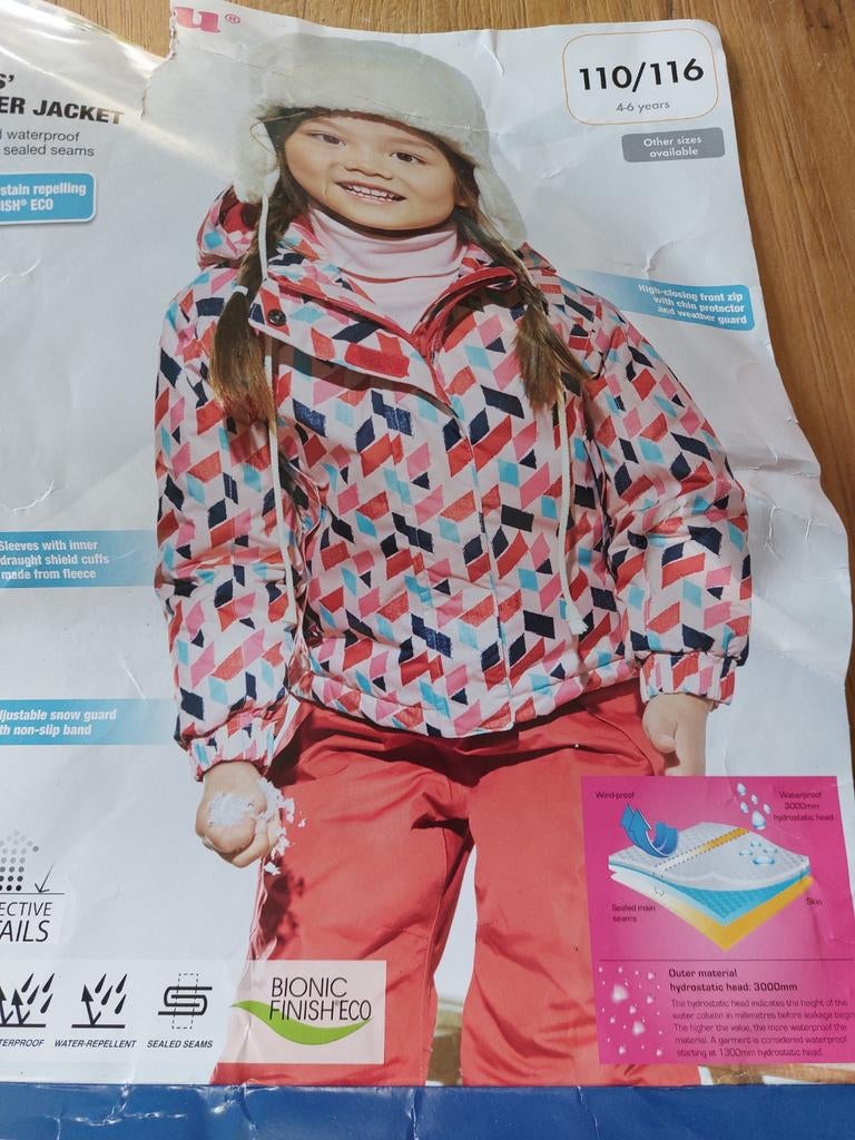 Winter ski jas maat 110/116, Kinderen en Baby's, Ophalen of Verzenden, Zo goed als nieuw