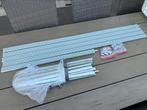 Ikea Kvartal gordijnrails voor paneelgordijnen aluminium, Ophalen, Gebruikt, 200 cm of meer