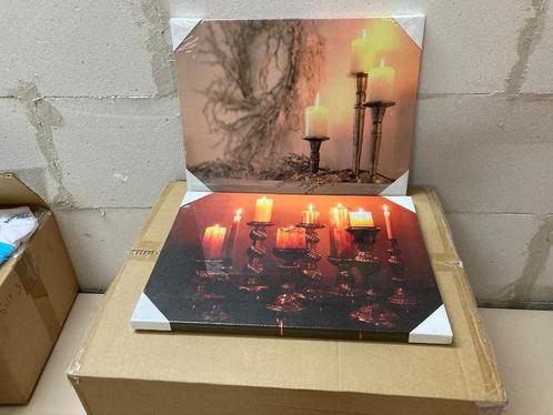 ✅ Partij 220+ Wanddecoratie / Schilderijen Kaarsen NIEUW, Huis en Inrichting, Woonaccessoires | Wanddecoraties, Nieuw, Ophalen of Verzenden