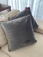 Fatboy square pillow velvet recycled, kleur Taupe. 50x50x5cm, Ophalen, Zo goed als nieuw, Overige kleuren, Vierkant
