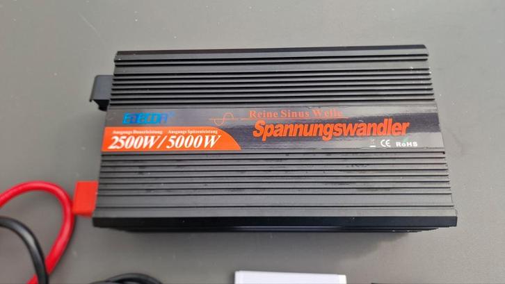 Omvormer zuivere sinus, Caravans en Kamperen, Camper-accessoires, Zo goed als nieuw, Ophalen of Verzenden