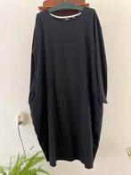BPC zwarte tricot jurk met zakken en builen mt 48/50 izgs, Ophalen of Verzenden, BPC, Gedragen, Jurk