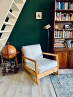 Schommelstoel fauteuil retro / modern look, Huis en Inrichting, Modern, 75 tot 100 cm, Zo goed als nieuw, 50 tot 75 cm