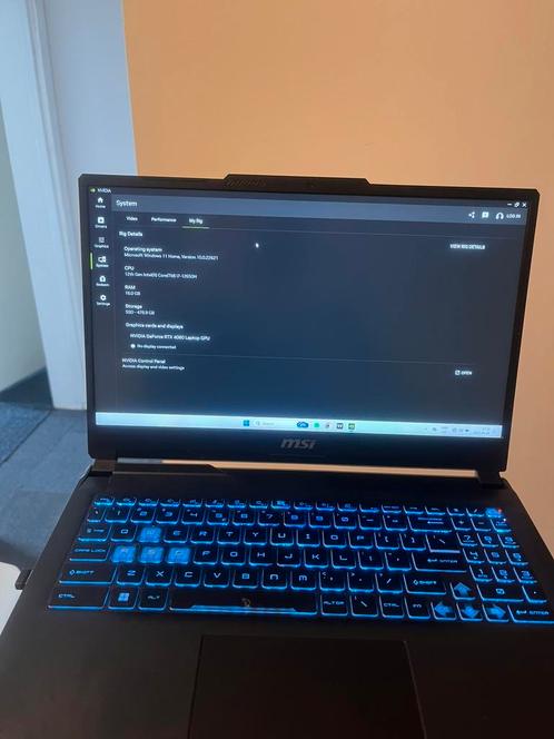 MSI Cyborg A12VF - i7-12650H | GeForce RTX 4060 | 16GB RAM, Computers en Software, Windows Laptops, Zo goed als nieuw, 15 inch