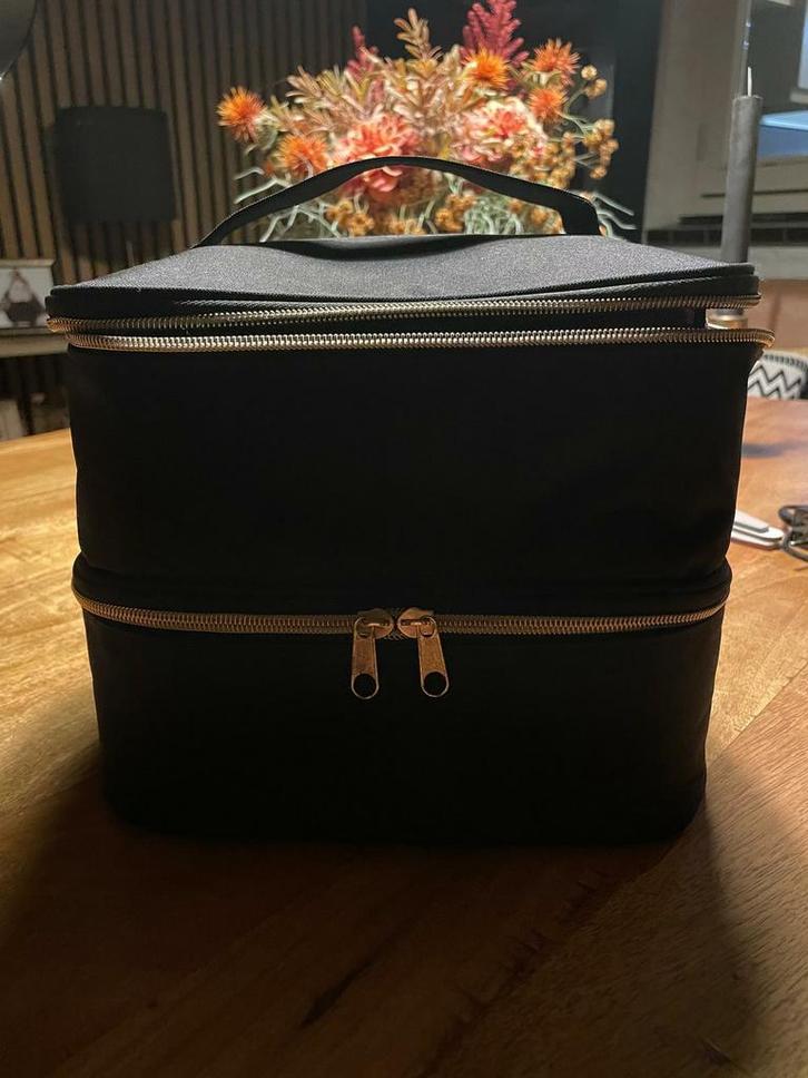 Opbergtas voor Nagellak - Zwart, Sieraden, Tassen en Uiterlijk, Beautycases, Ophalen of Verzenden