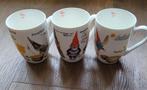 Rien Poortvliet  - 3 Bekers - Nieuw, Ophalen of Verzenden, Zo goed als nieuw, Overige stijlen, Kop(pen) en/of Schotel(s)