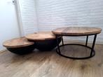 Houten salontafels, Huis en Inrichting, Ophalen, Gebruikt, 50 tot 100 cm, Alle