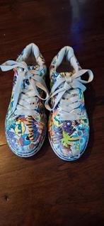Graffiti Sneakers / Gympen - Maat 40, Ophalen of Verzenden, Gedragen, Overige kleuren, Sneakers of Gympen