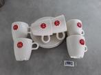 6 Espresso kopjes DE, Ophalen of Verzenden, Zo goed als nieuw, Overige stijlen, Kop(pen) en/of Schotel(s)