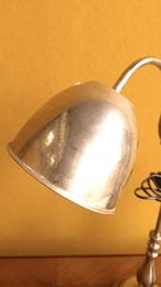 Aluminium Bureaulamp Brocante Vintage Stijl, lampje, lamp, Gebruikt, 50 tot 75 cm, Vintage, Ophalen of Verzenden