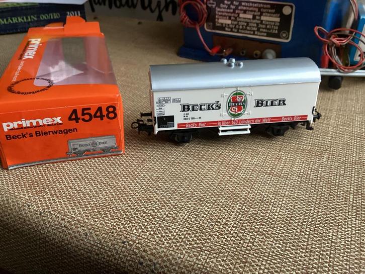 Primex/marklin 4548 DB brouwerswagen BECK’S bier nieuw inovp, Verzamelen, Biermerken, Nieuw, Overige typen, Brand, Ophalen of Verzenden