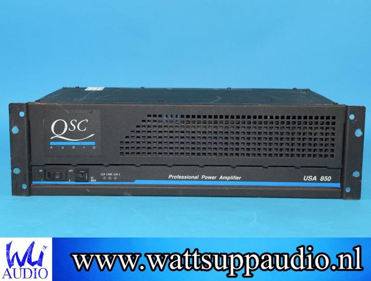 QSC USA850 2 kanaals Professional versterker USA 850 PA, Muziek en Instrumenten, Versterkers | Keyboard, Monitor en PA, Gebruikt