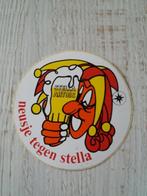 sticker STELLA ARTOIS neusje tegen stella, Ophalen of Verzenden, Zo goed als nieuw, Merk