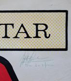 vaantje Telstar met handtekening Han de Haan, Ophalen of Verzenden, Gebruikt, Overige binnenlandse clubs, Vaantje of Sjaal