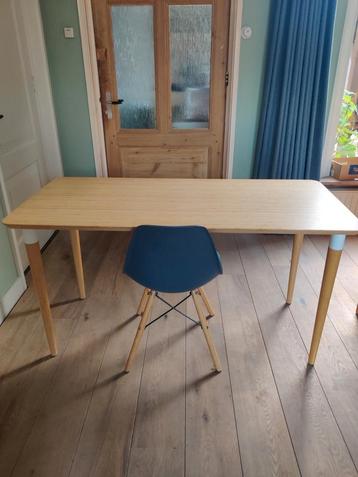 Tafel/bureau Ikea van Bamboe 