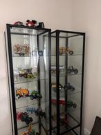 Glazen vitrinekast met sleutel, Huis en Inrichting, Gebruikt, Glas, 150 tot 200 cm, 25 tot 50 cm