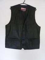 Leren herenvest M, Maat 48/50 (M), Zwart, Atiliano, Ophalen of Verzenden