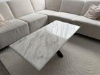 Marmeren/Composiet Salontafel 130x65x45 LBH., Huis en Inrichting, Tafels | Salontafels, Overige materialen, 100 tot 150 cm, Zo goed als nieuw