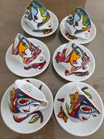 Josien Broeren kop en schotels 6x, Huis en Inrichting, Keuken | Servies, Ophalen of Verzenden, Zo goed als nieuw, Overige stijlen