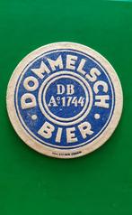 Oud viltje Dommelsch bier rood blauw, Verzamelen, Viltje(s), Overige merken, Zo goed als nieuw, Verzenden