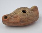 Romeinse olielamp bodemvondst + modern Grieks aardewerk, Antiek en Kunst, Antiek | Keramiek en Aardewerk, Ophalen of Verzenden