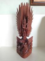 Prachtig! Vishnu en Garuda/ Balinees houtsnijwerk/ jaren '50, Antiek en Kunst, Kunst | Beelden en Houtsnijwerken, Ophalen of Verzenden