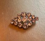 Vintage antieke strass rhinestones broche costume Jewelry, Ophalen of Verzenden, Overige materialen, Broche
