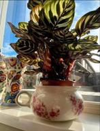 Vintage 'Pis' Pot met Roze Bloemen, Ophalen, Gebruikt, Overige kleuren, Aardewerk of Porselein
