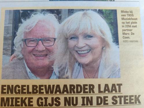 Zangeres Mieke Gijs Krantenartikel Krantenknipsel, Verzamelen, Tijdschriften, Kranten en Knipsels, Knipsel(s), Nederland, 1980 tot heden