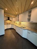 Gratis op te halen goede keuken! Met stenen werkblad, Ophalen, Gebruikt, U-keuken, Wit