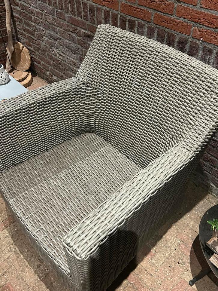 Gratis op te halen. Wicker lounge stoel Merk B7 Down, Tuin en Terras, Tuinsets en Loungesets, Gebruikt, Wicker, Stoel, Ophalen