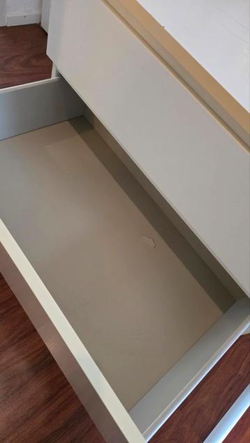 Ikea Malm ladekast wit 80x78 - afbeelding 4
