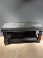 Steigerhouten tafel met zwenkwielen, Huis en Inrichting, Tafels | Salontafels, Ophalen, 200 cm of meer, 50 tot 100 cm, Zo goed als nieuw